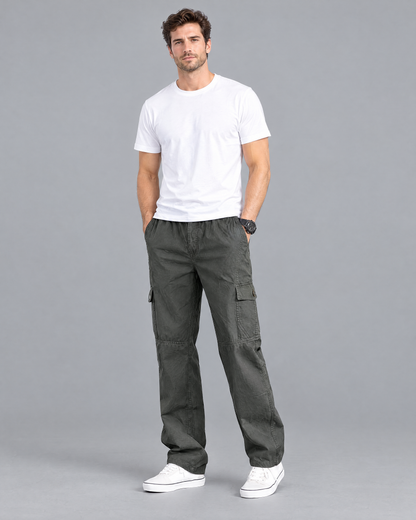 Garrett cargo pants in Army Green
