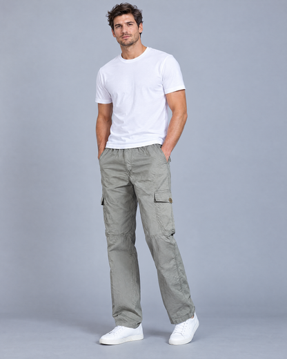 Garrett cargo pants in Light Grey